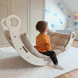 Arche d'équilibre et d'éveil / Rocker, avec option coussin - Blanc | Dream