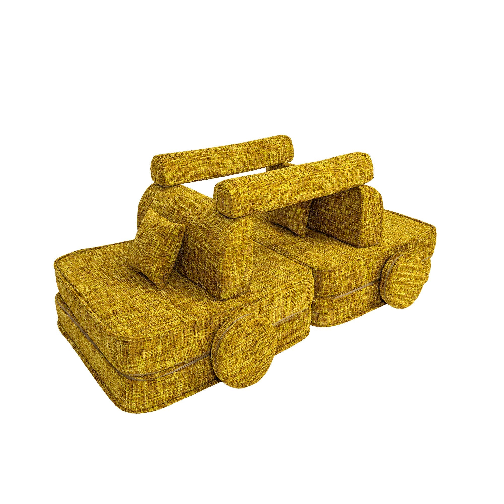 Meowbaby Tangle Kids Play Sofa - Modular Play Couch | 8 Pieces