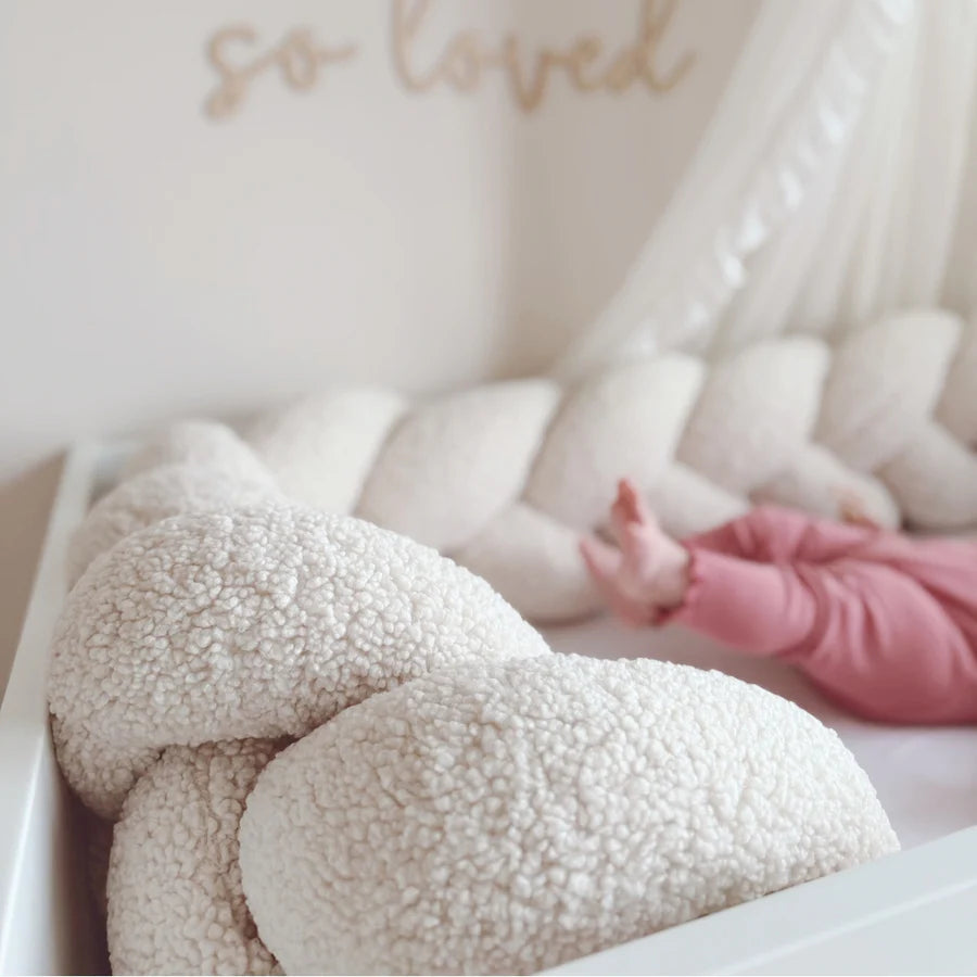 Tresse de lit en peluche Bearly, 150 à 300cm | 3 tailles