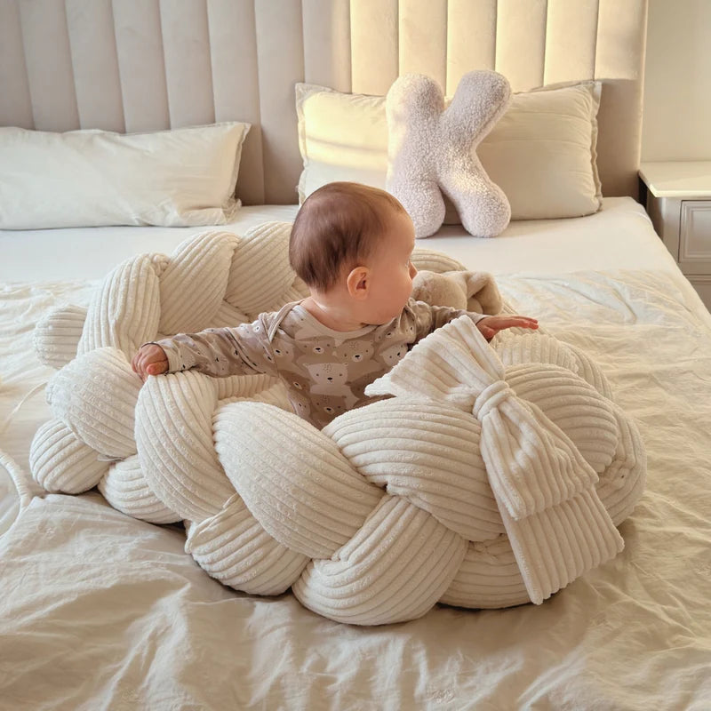 Cocon, réducteur de lit pour bébé en velours Corduroy à larges côtes Aesthetic