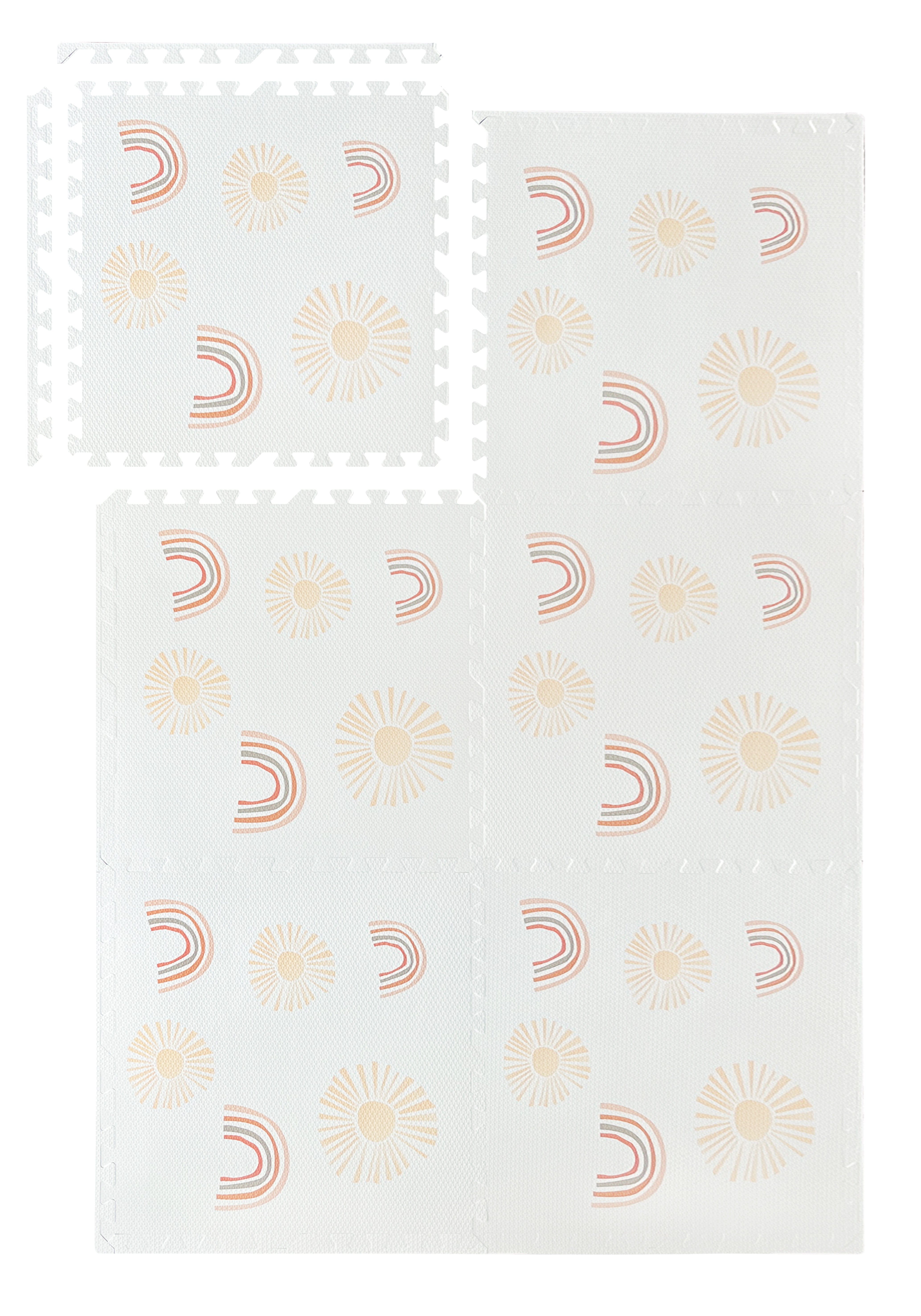 Tapis de jeu en mousse extensible puzzle | Happy