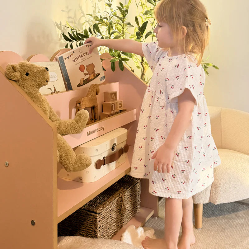Bibliothèque Montessori avec étagère en bois - Cloudy