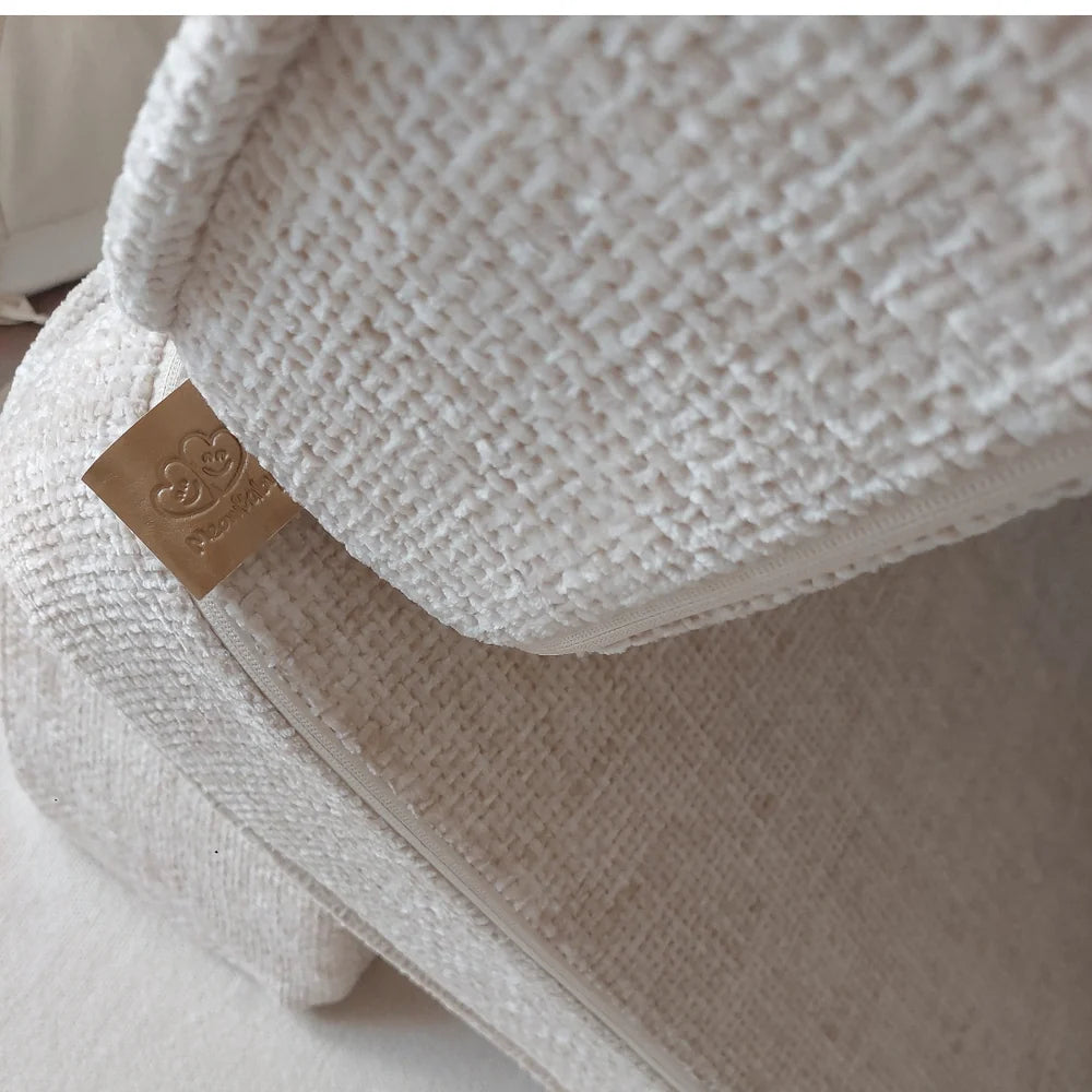 Canapé de jeu modulable Premium 160cm en tweed Tangle | 10 Pièces