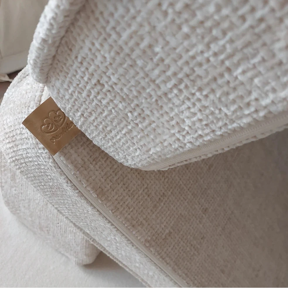 Canapé de jeu modulable Premium 160cm en tweed Tangle | 10 Pièces