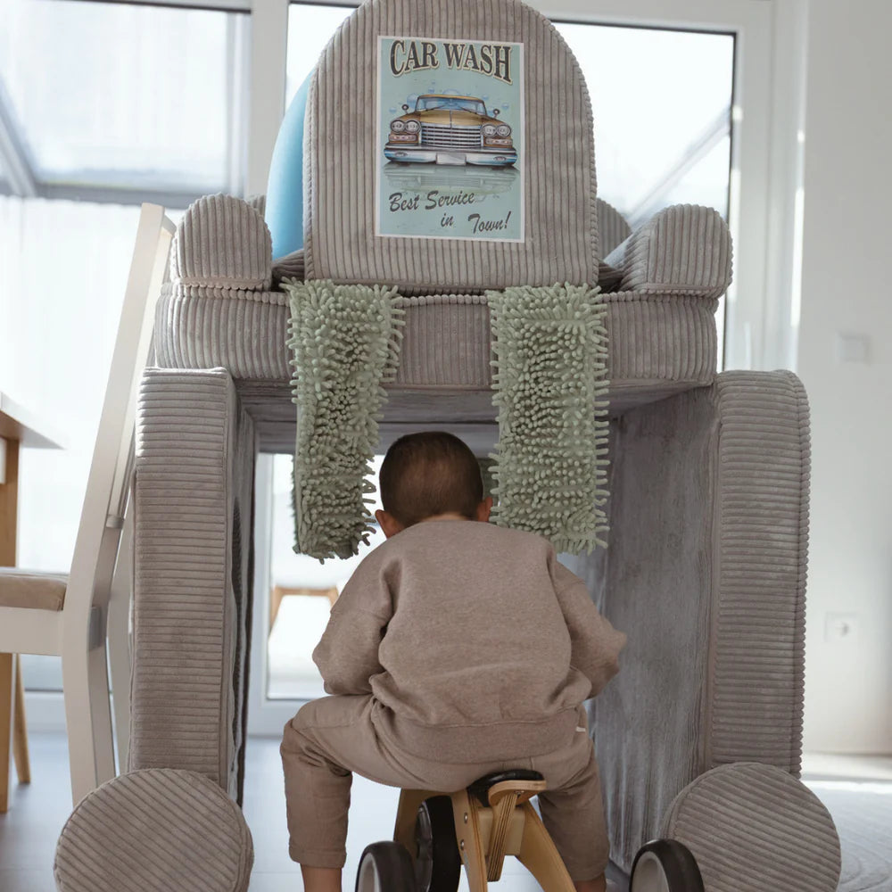 Canapé de jeu modulable Premium 160cm en velours Corduroy à larges côtes Aesthetic | 10 Pièces