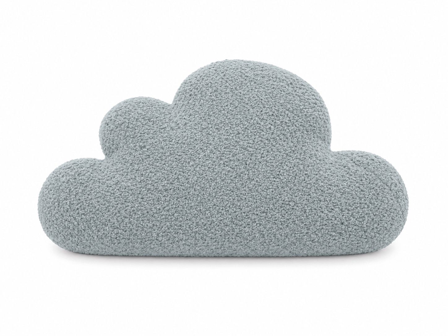 Grand coussin Nuage en tissu texturé bouclé