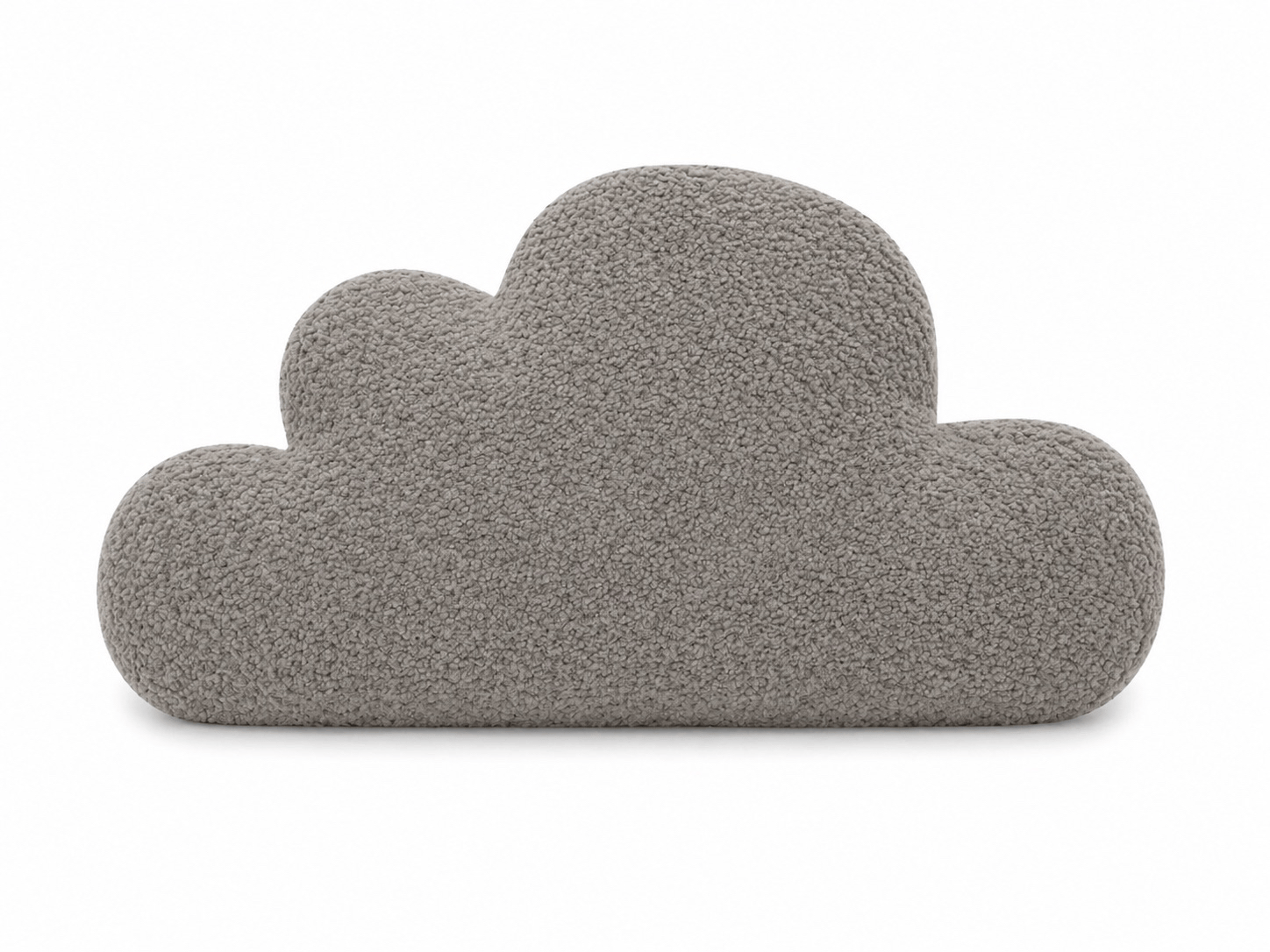 Grand coussin Nuage en tissu texturé bouclé