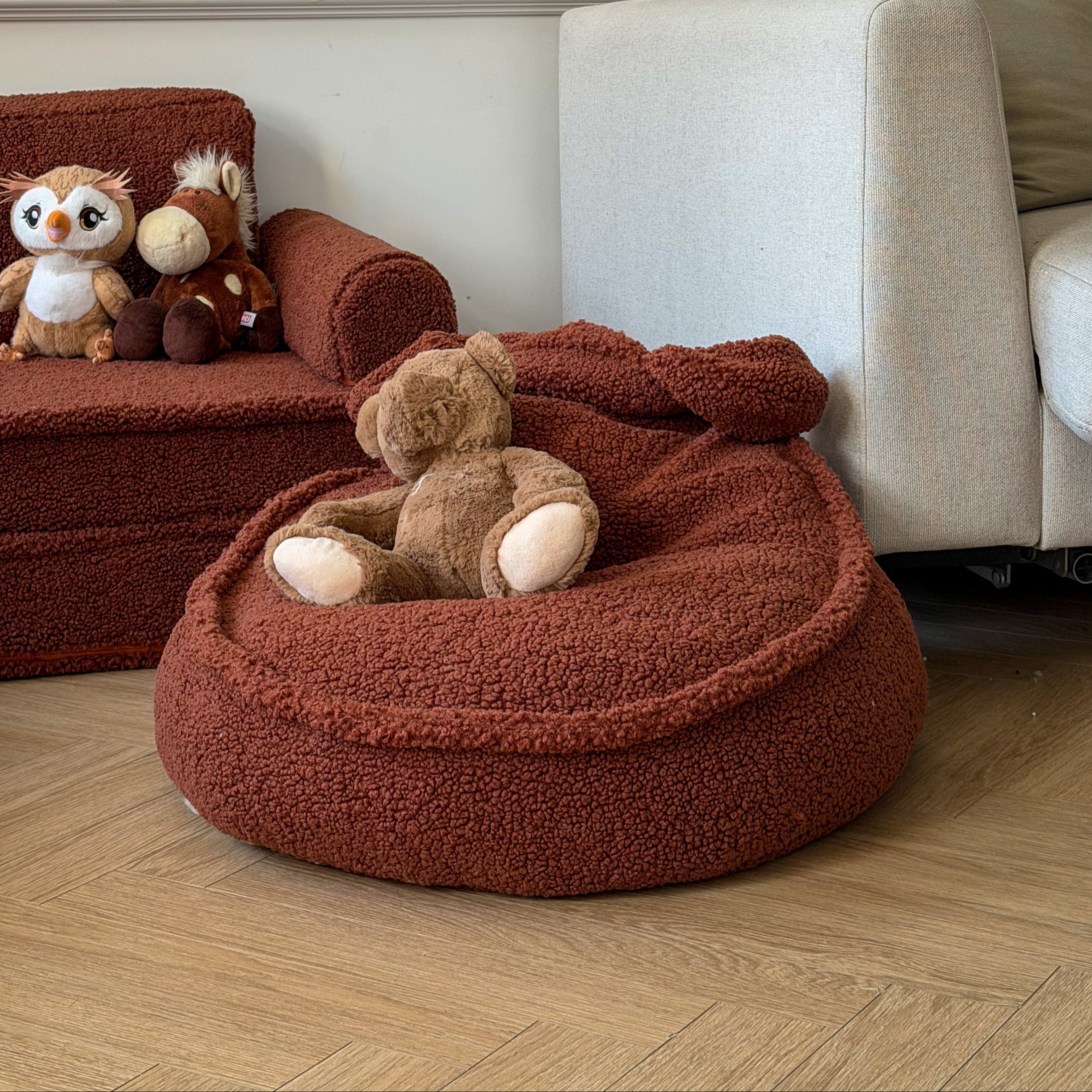 Pouf Ours en peluche Bearly
