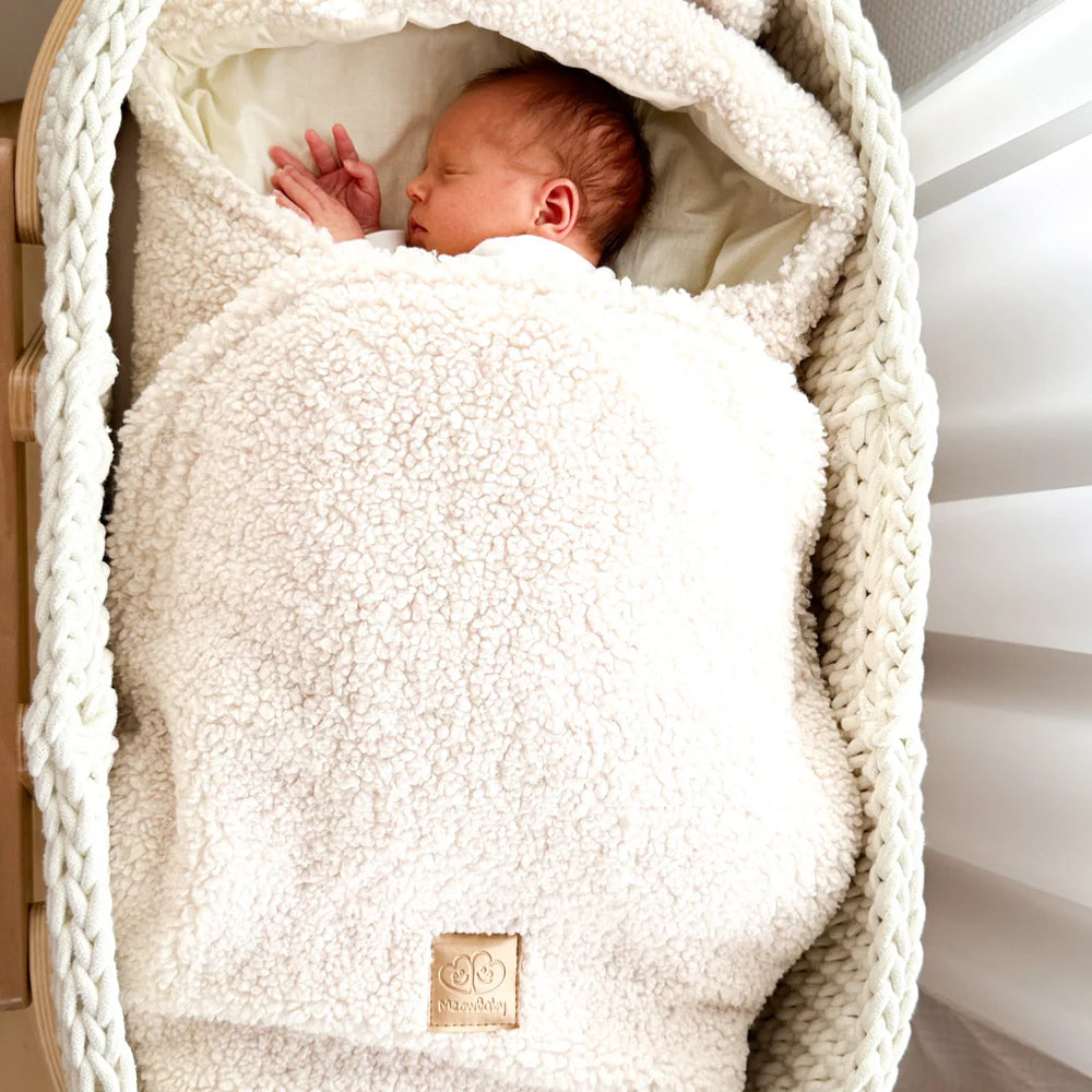 Couverture d'emmaillotage en peluche Bearly - Ours