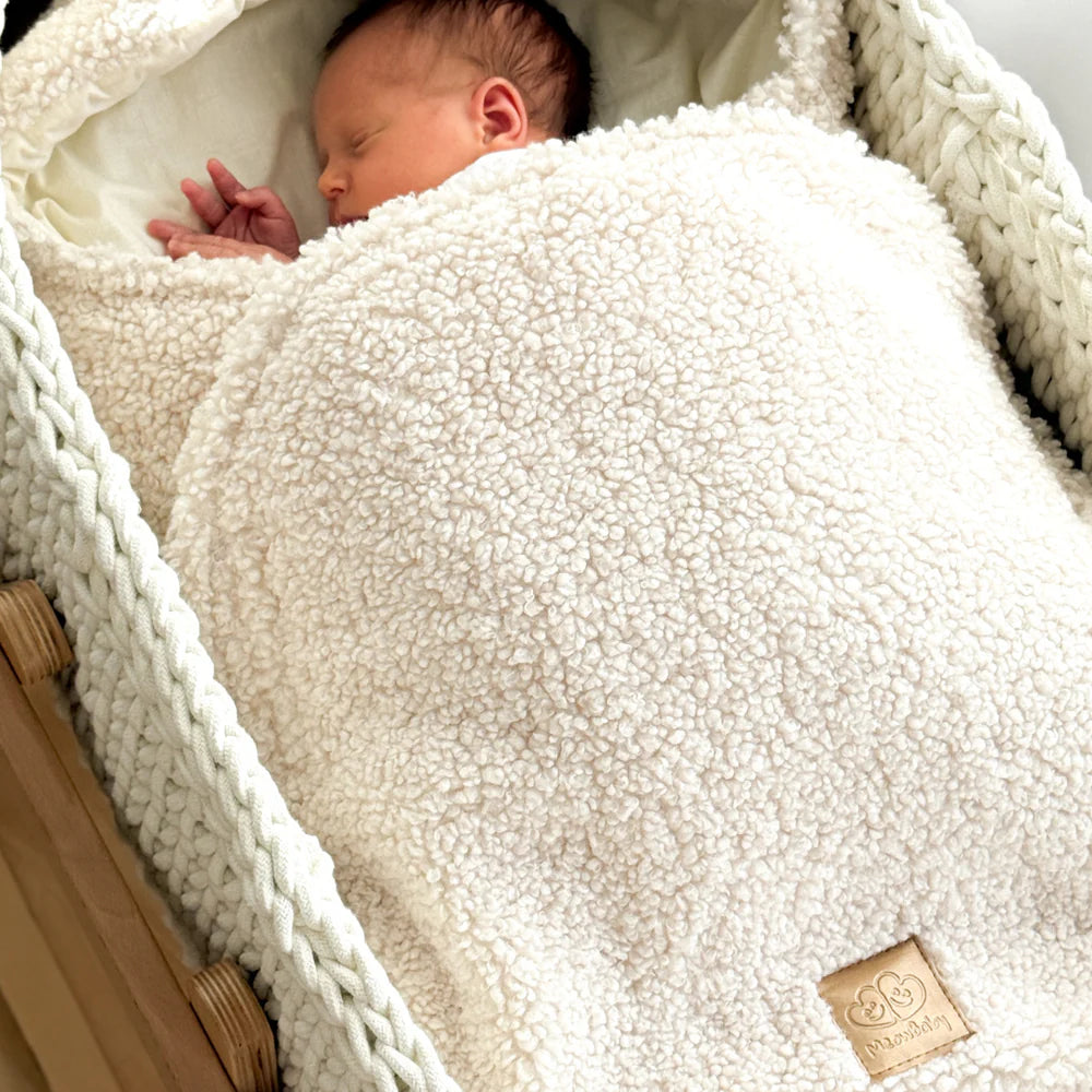 Couverture d'emmaillotage en peluche Bearly - Ours