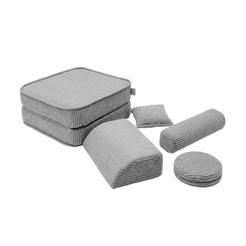 Fauteuil modulable Pocket 60cm en velours Corduroy à larges côtes Aesthetic | 5 Pièces