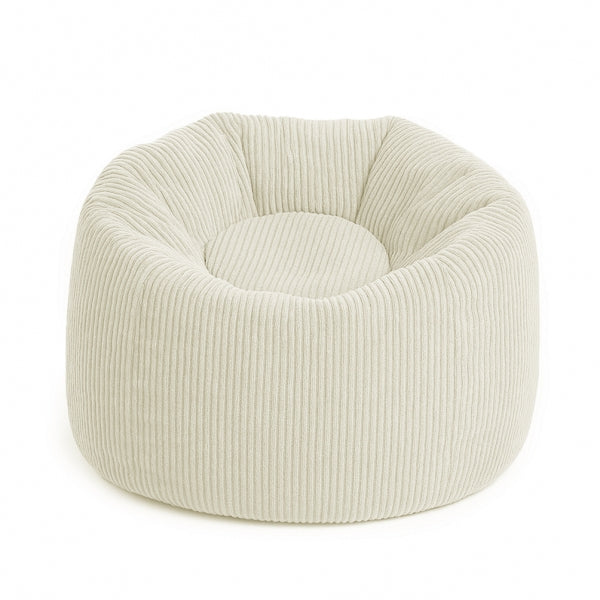 Pouf Floreo en velours Corduroy à larges côtes Aesthetic