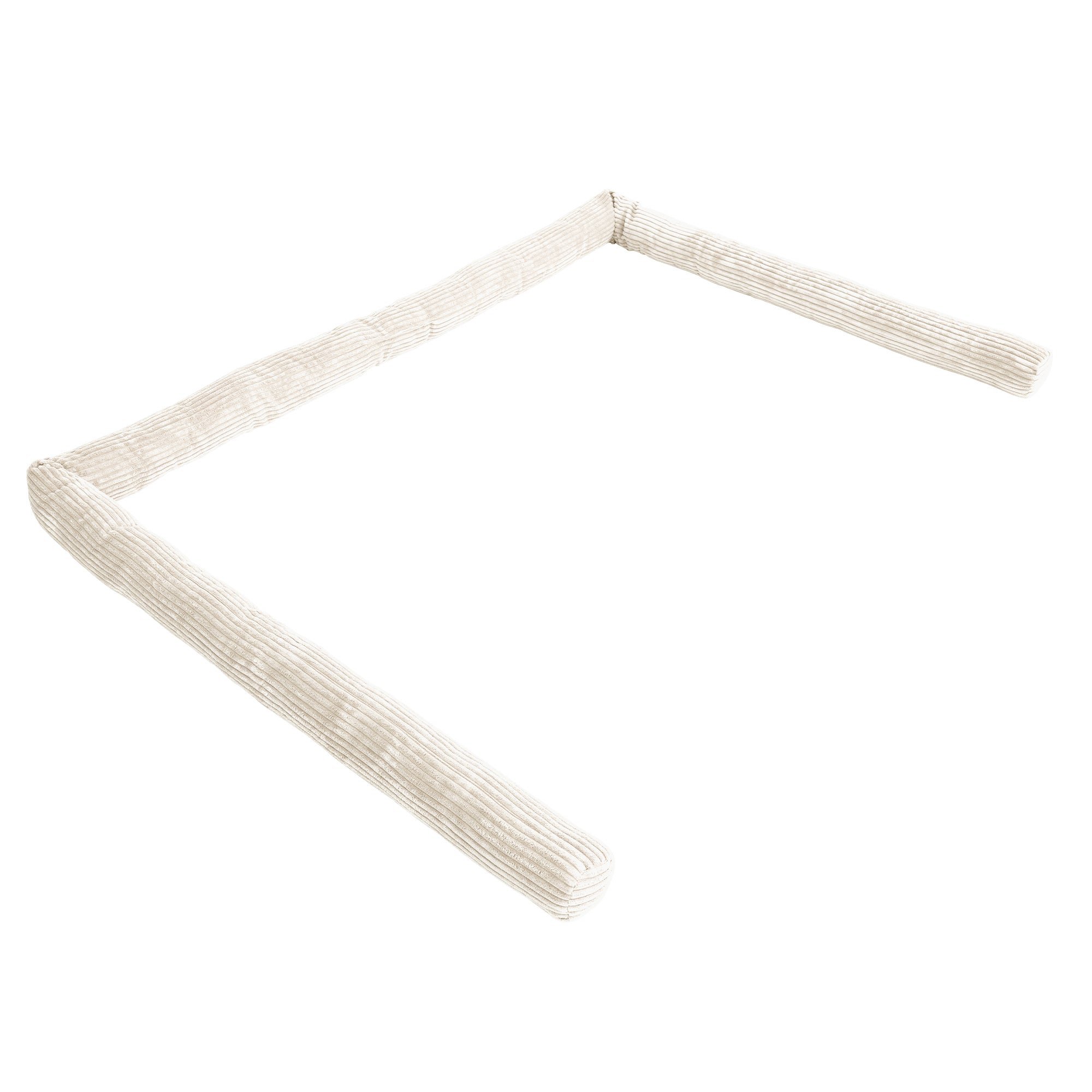 Tour de lit en velours Corduroy à larges côtes Aesthetic, 150 à 400cm - Traversin | 4 tailles