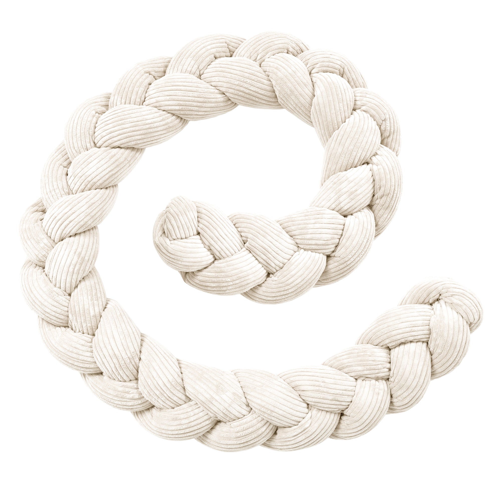 Tresse de lit en velours Corduroy à larges côtes Aesthetic, 150 à 300cm | 3 tailles