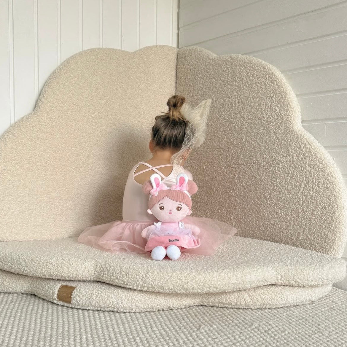Tapis de jeu et d'éveil épais en peluche Bearly | Nuage