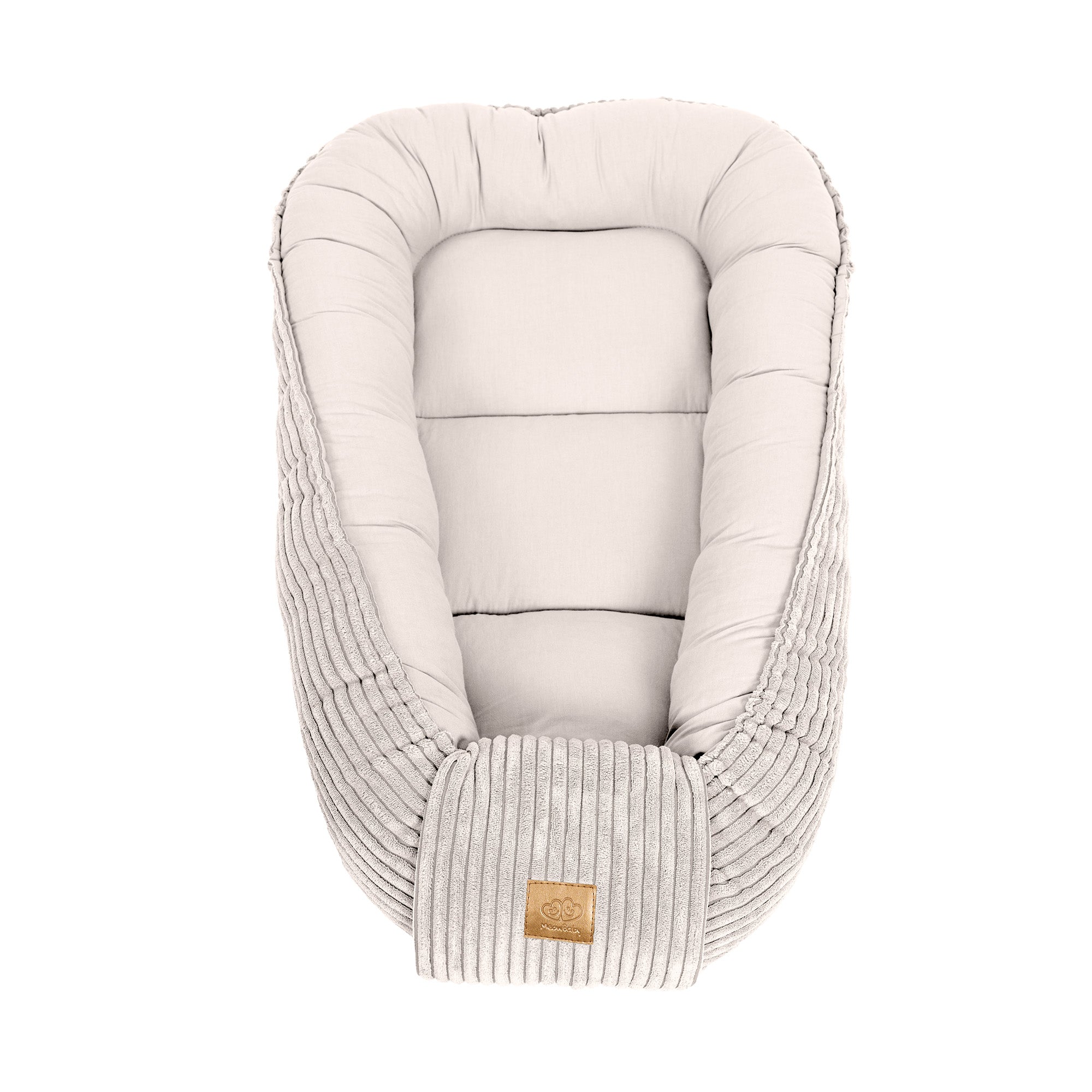 Nid d'ange, réducteur de lit pour bébé en velours Corduroy à larges côtes Aesthetic