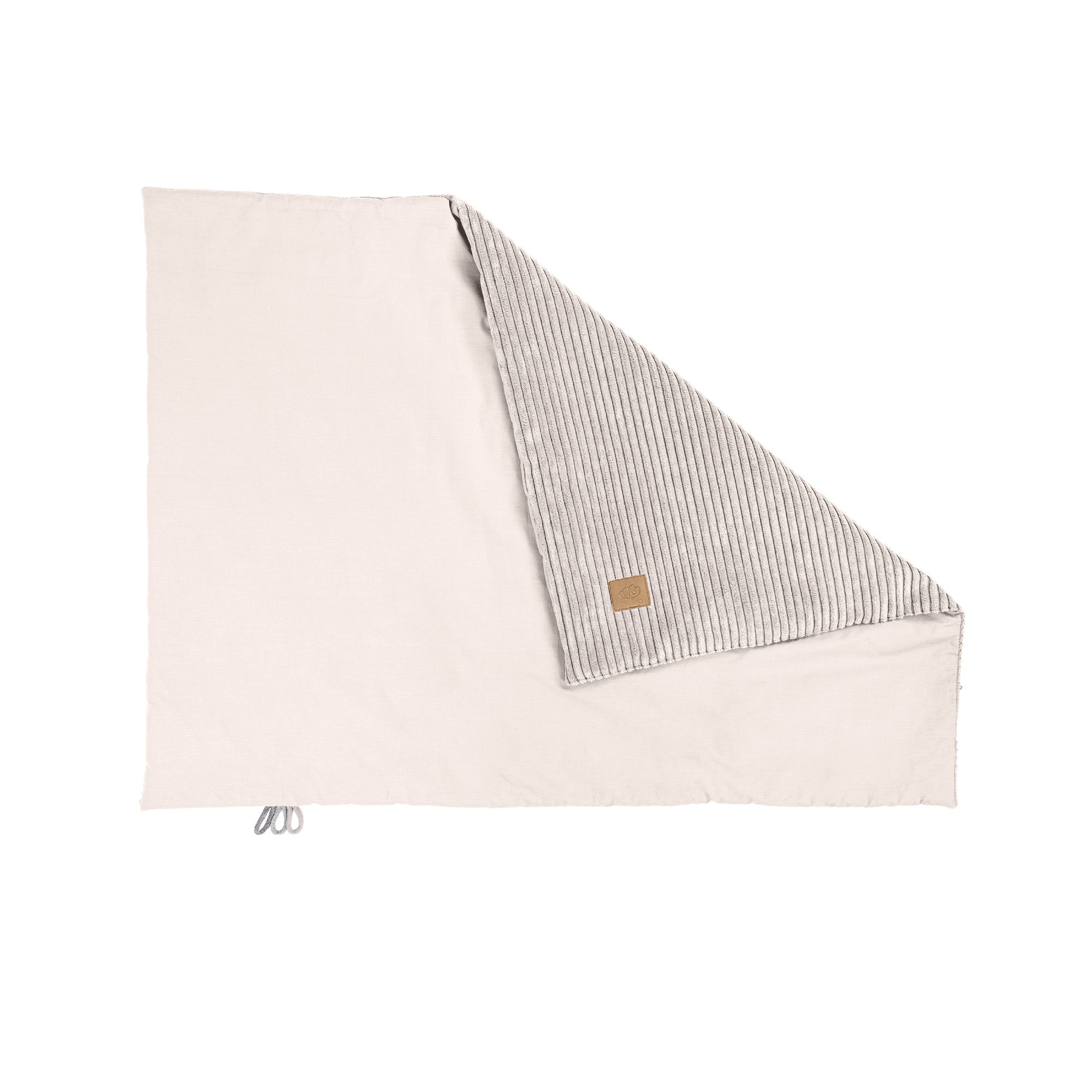 Couverture bébé en velours Corduroy à larges côtes Aesthetic | Été ou Hiver