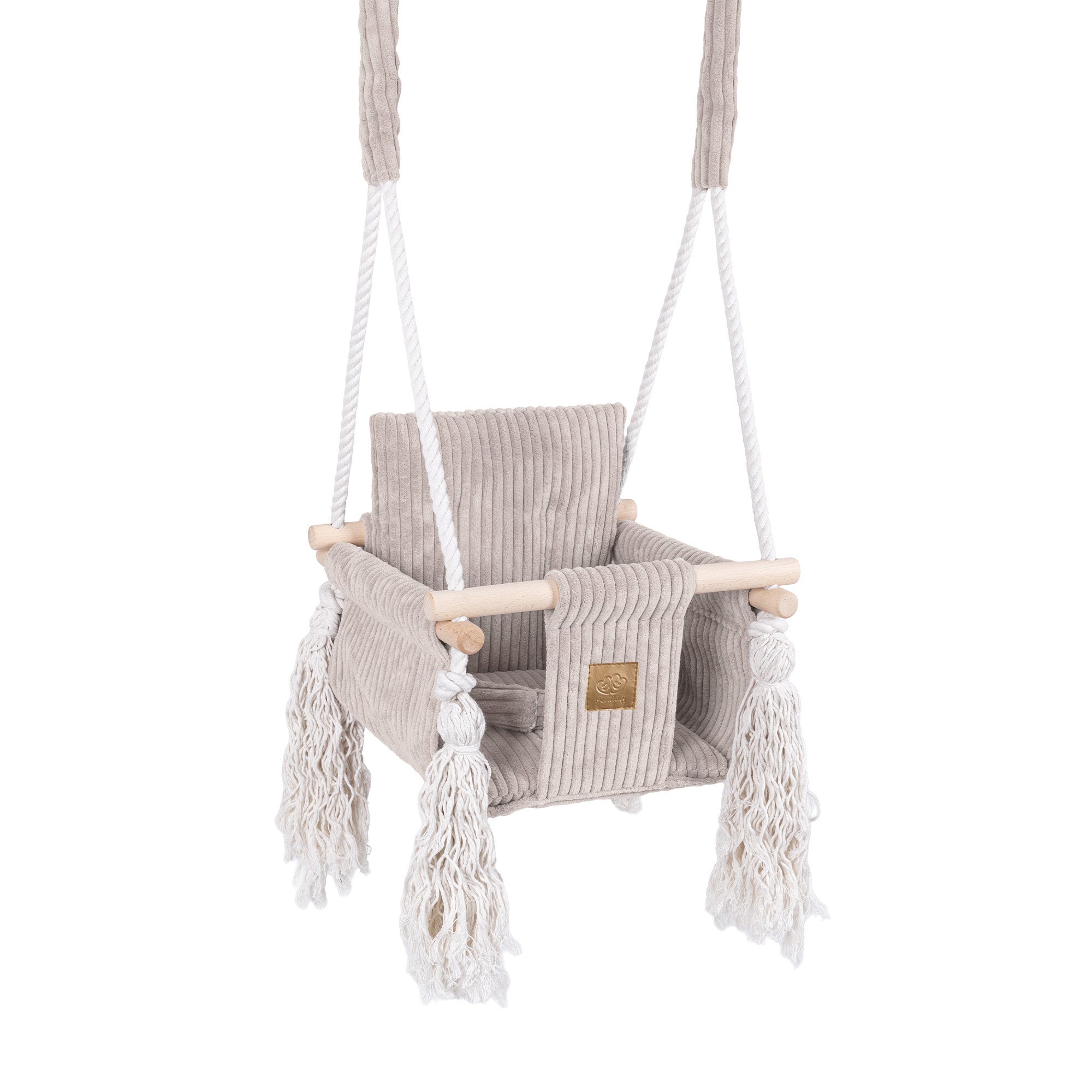 Balançoire d'intérieur pour bébé, en velours Corduroy à larges côtes Aesthetic - Classic