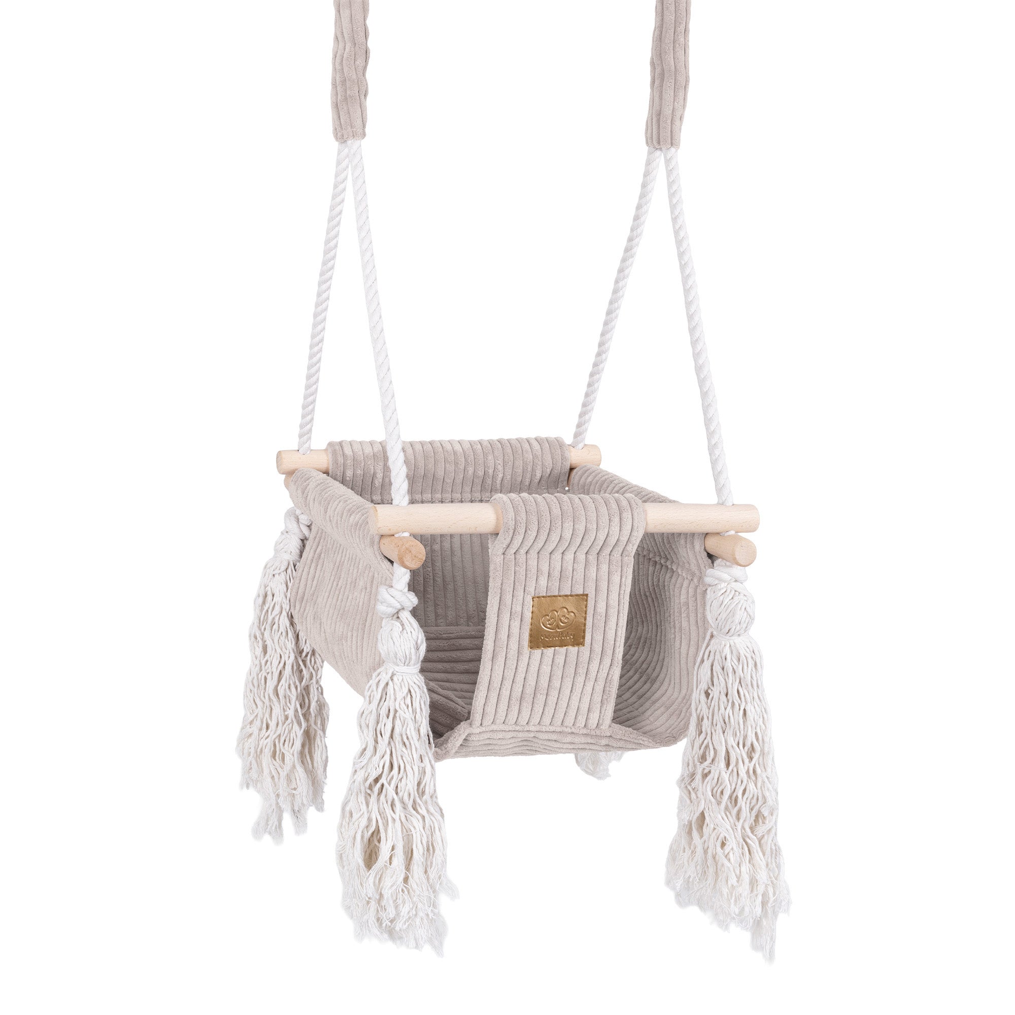 Balançoire d'intérieur pour bébé, en velours Corduroy à larges côtes Aesthetic - Classic
