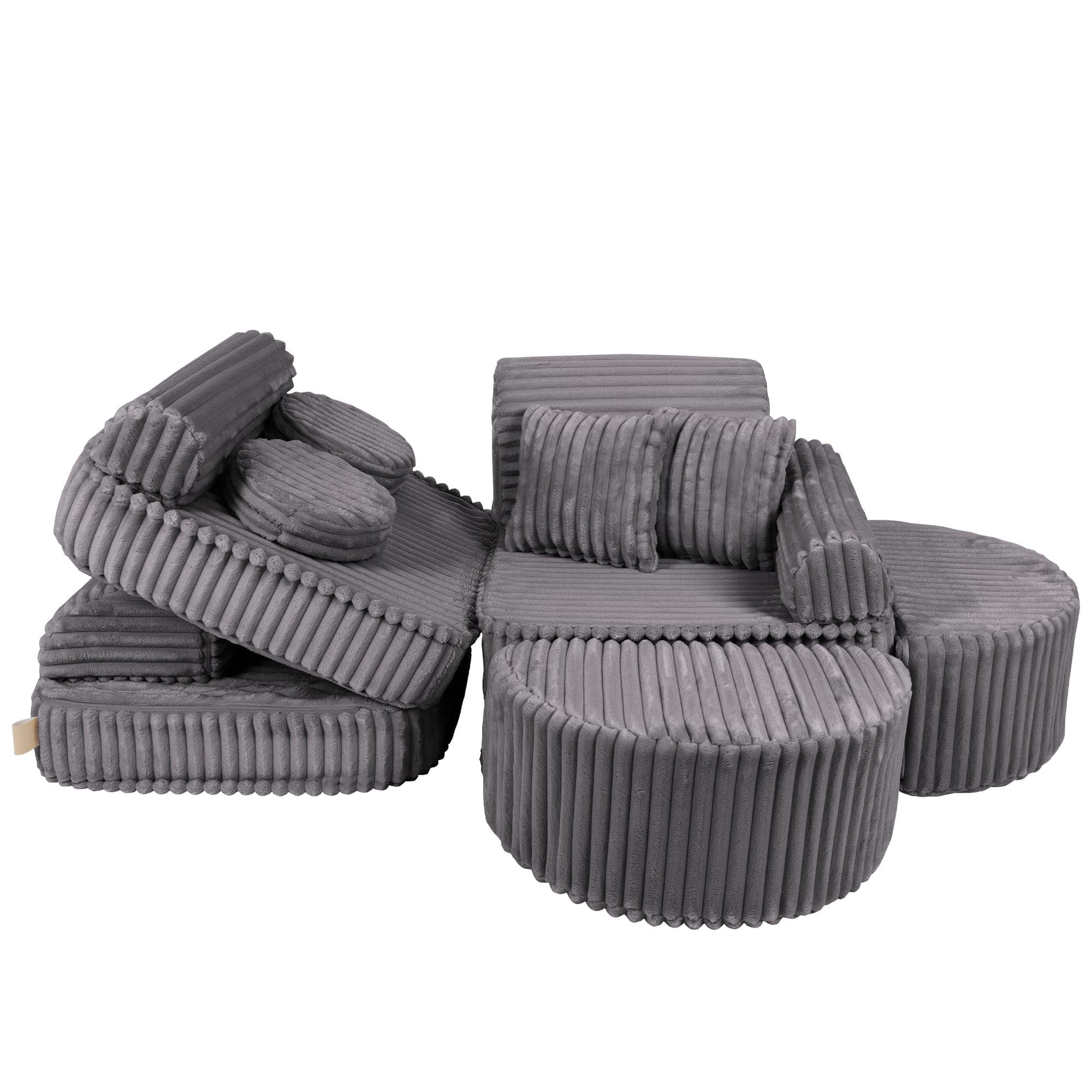 Meowbaby - Churros Sofa Max - Modular Kids Play Sofa Bed | 12 Pieces