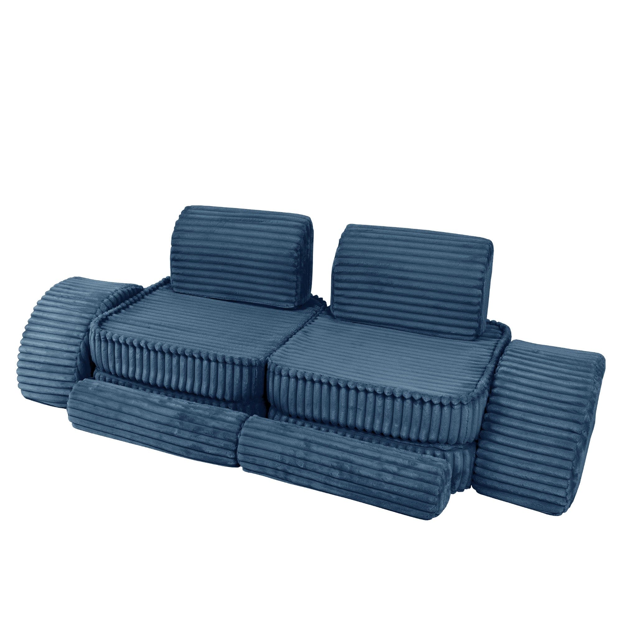 Meowbaby - Churros Sofa Max - Modular Kids Play Sofa Bed | 12 Pieces