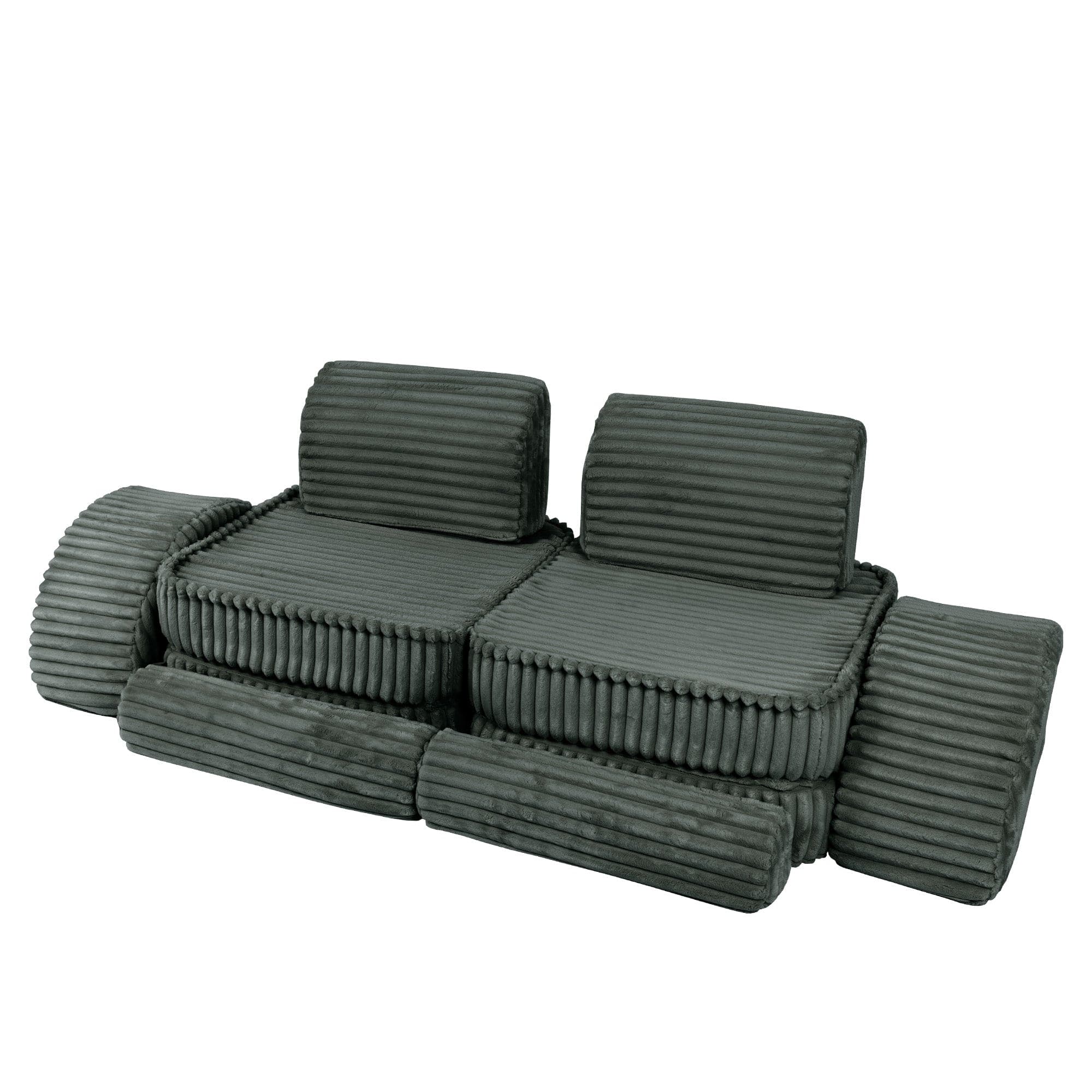 Meowbaby - Churros Sofa Max - Modular Kids Play Sofa Bed | 12 Pieces