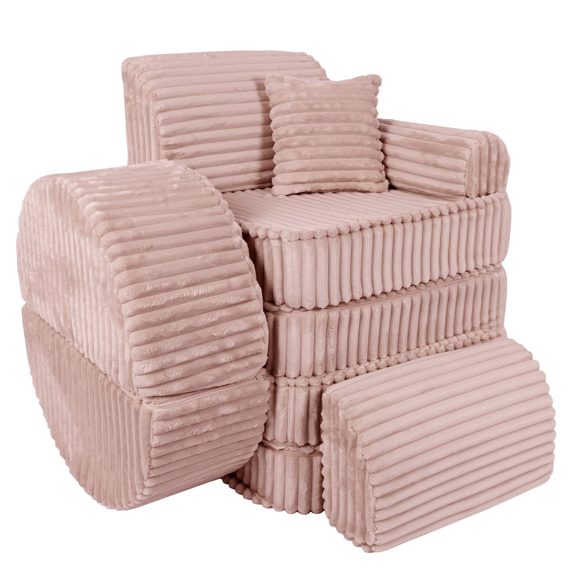 Meowbaby - Churros Sofa Max - Modular Kids Play Sofa Bed | 12 Pieces