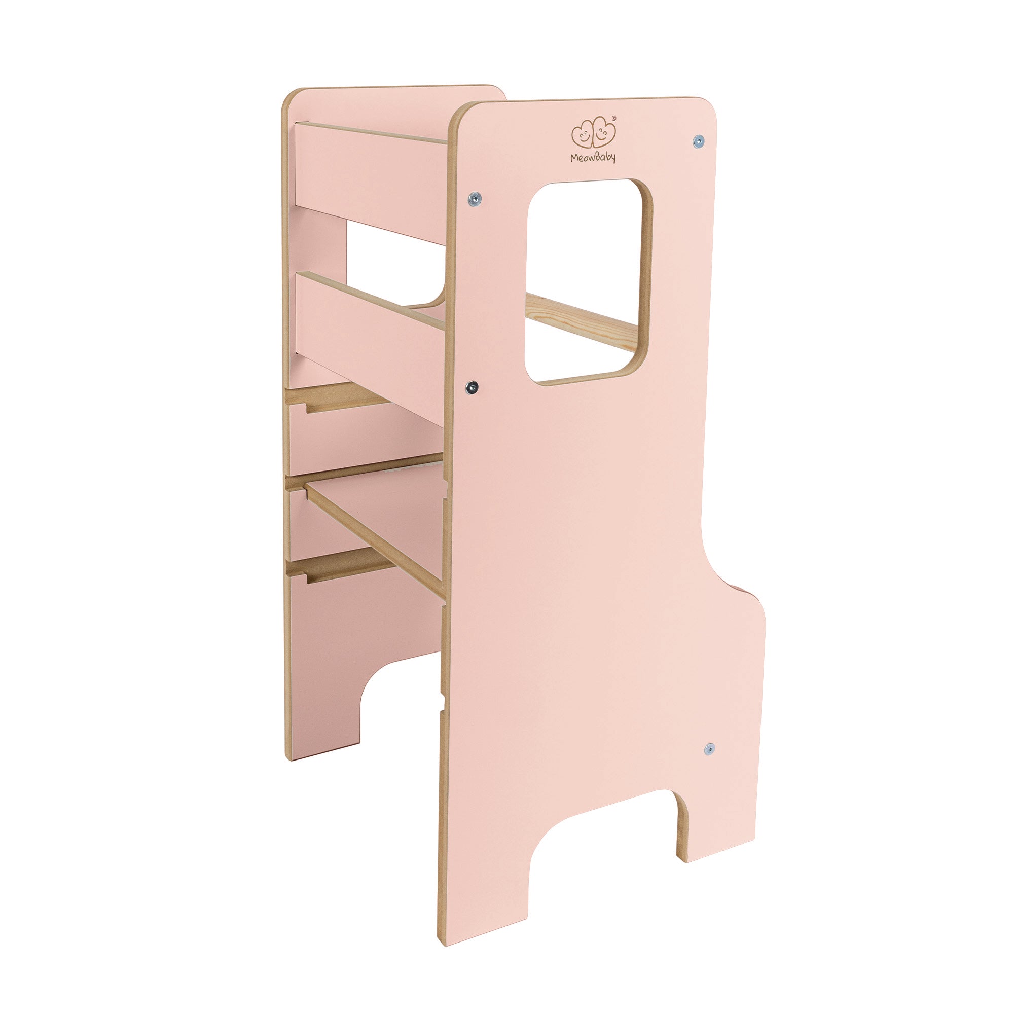 Tour d'observation Montessori ajustable en bois - Cloudy
