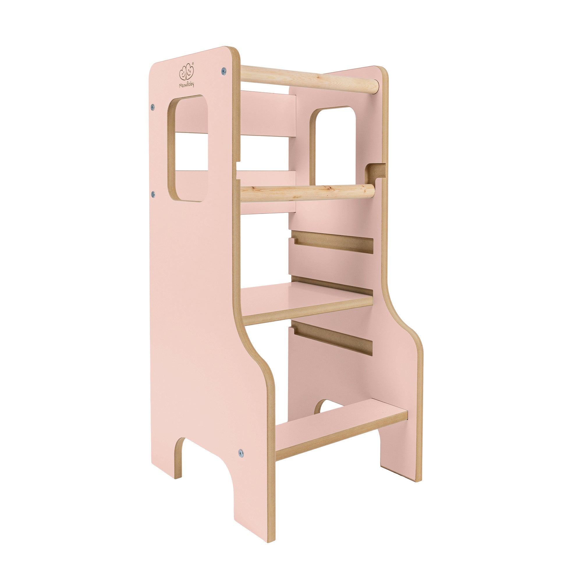 Tour d'observation Montessori ajustable en bois - Cloudy