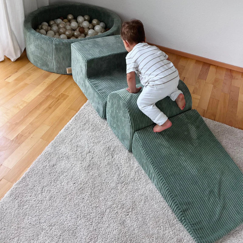Parcours de motricité en velours Corduroy à larges côtes Aesthetic | 3 pièces