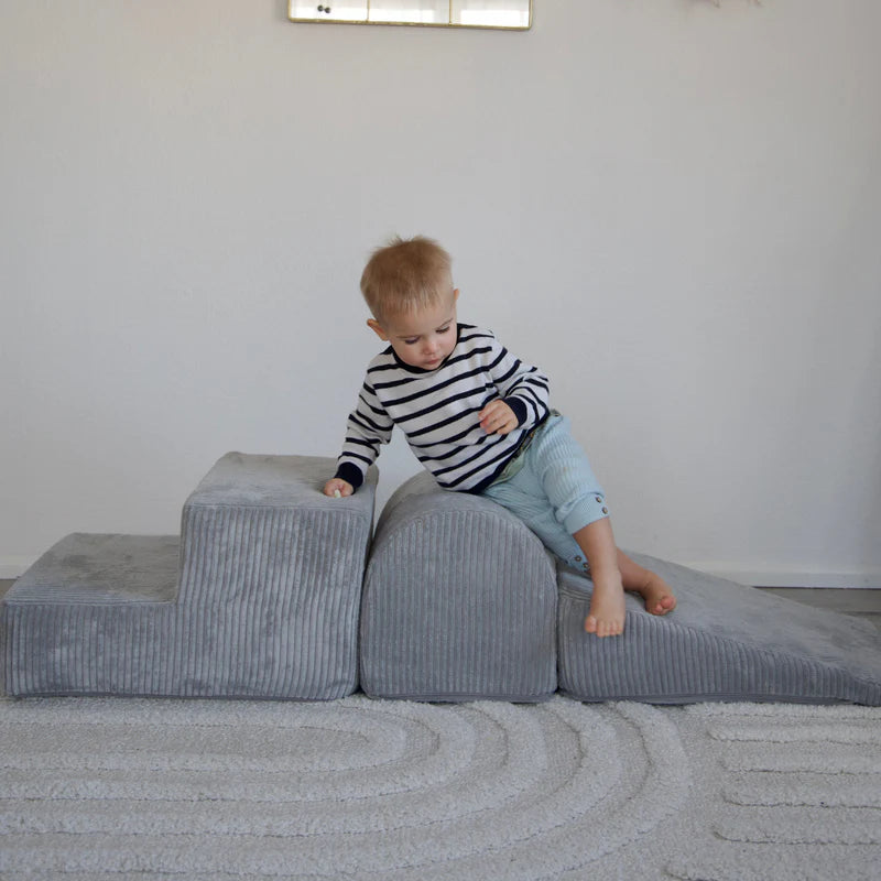Parcours de motricité en velours Corduroy à larges côtes Aesthetic | 3 pièces