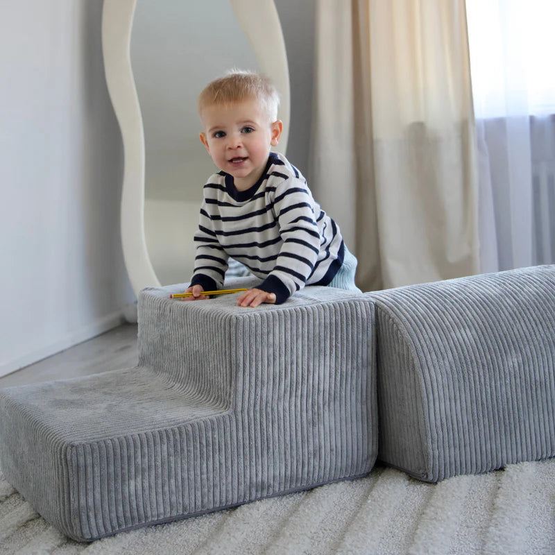 Parcours de motricité en velours Corduroy à larges côtes Aesthetic | 3 pièces