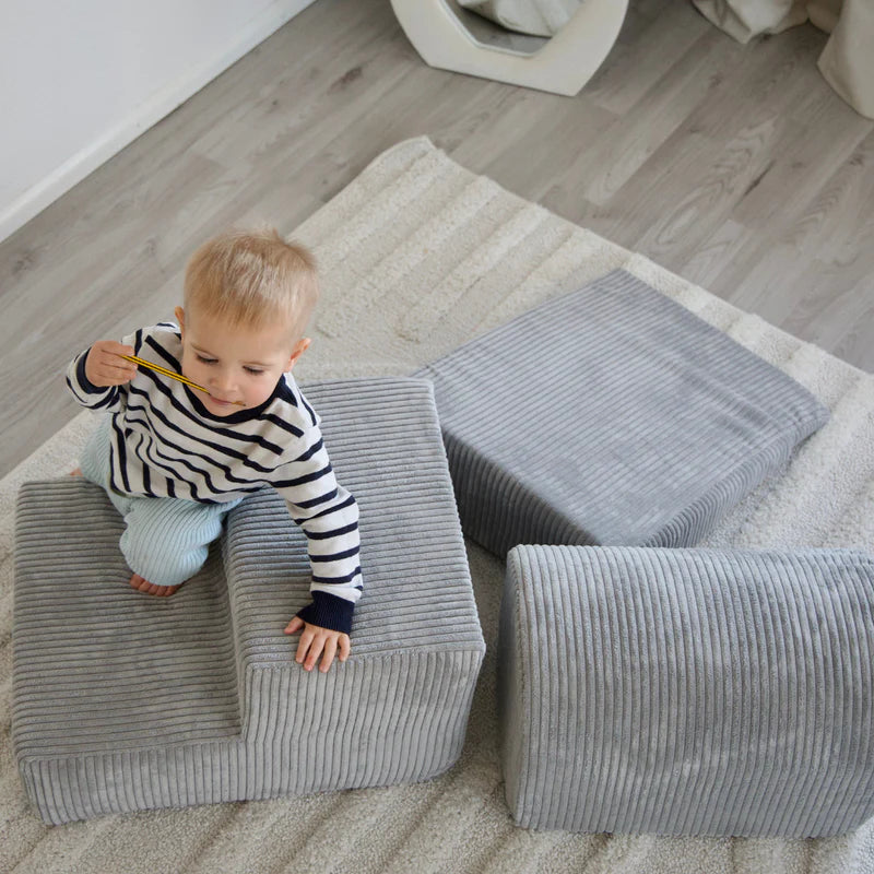 Parcours de motricité en velours Corduroy à larges côtes Aesthetic | 3 pièces