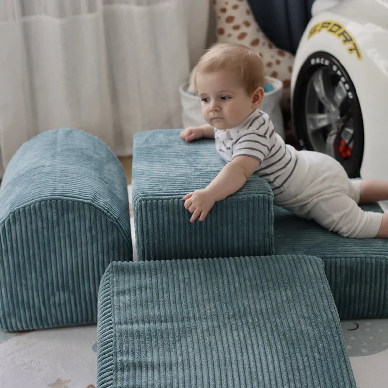 Parcours de motricité en velours Corduroy à larges côtes Aesthetic | 3 pièces