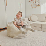 Pouf Floreo en velours Corduroy à larges côtes Aesthetic
