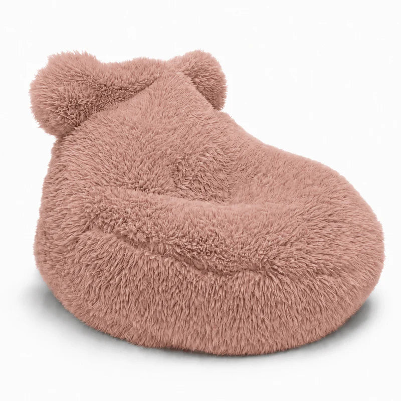 Pouf Ours en fourrure Mammouth