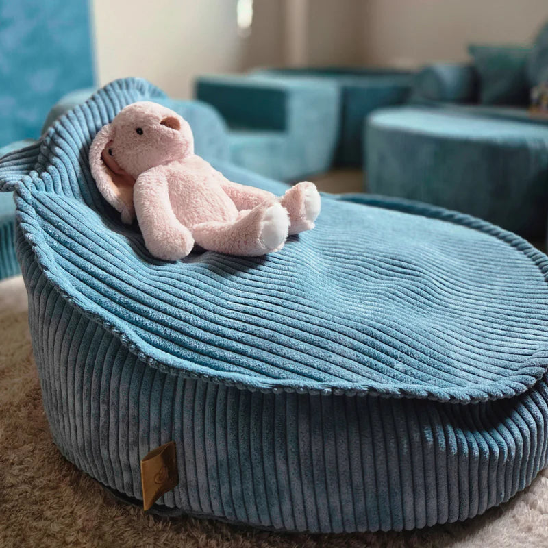 Pouf Ours en velours Corduroy à larges côtes Aesthetic