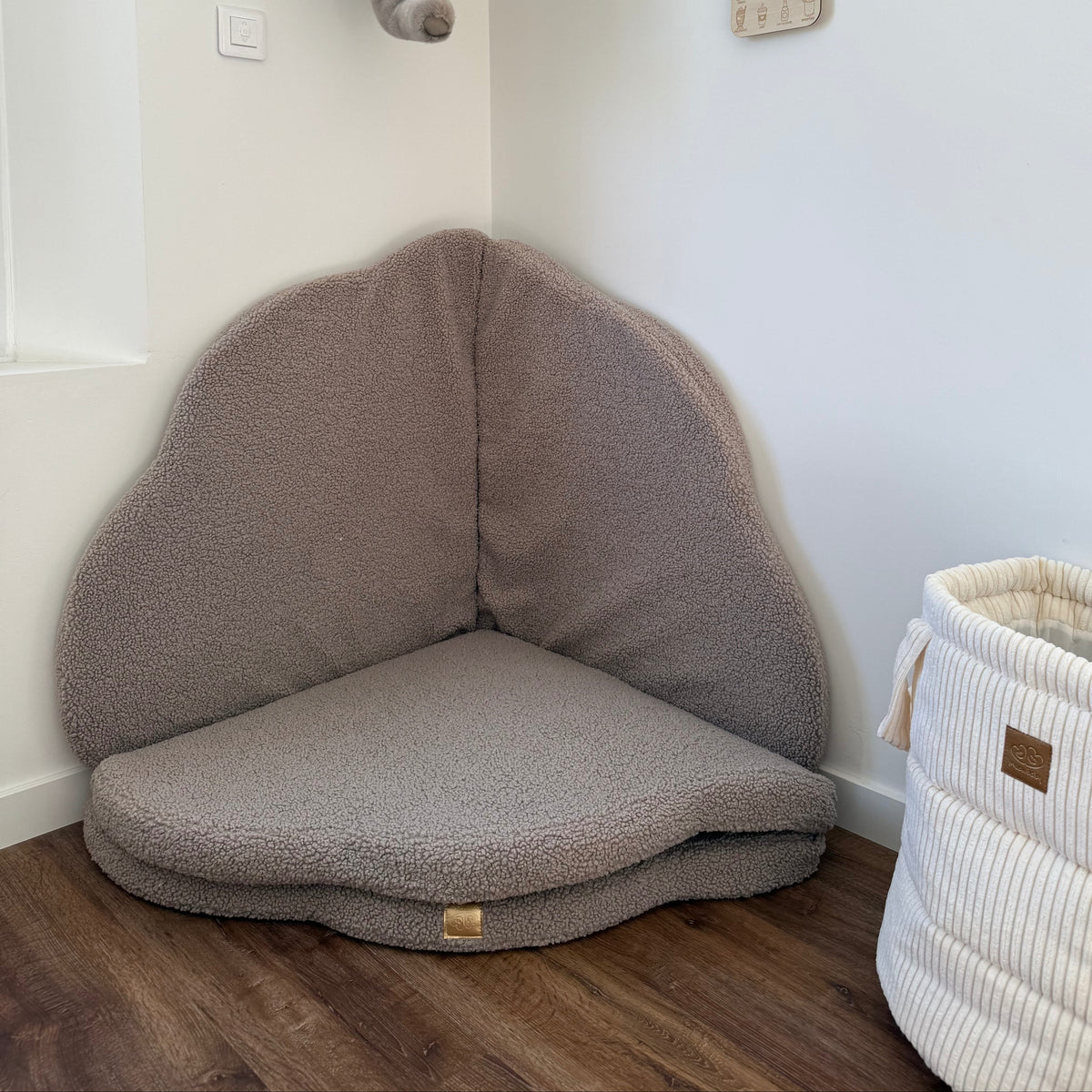 Tapis de jeu et d'éveil épais en peluche Bearly | Nuage