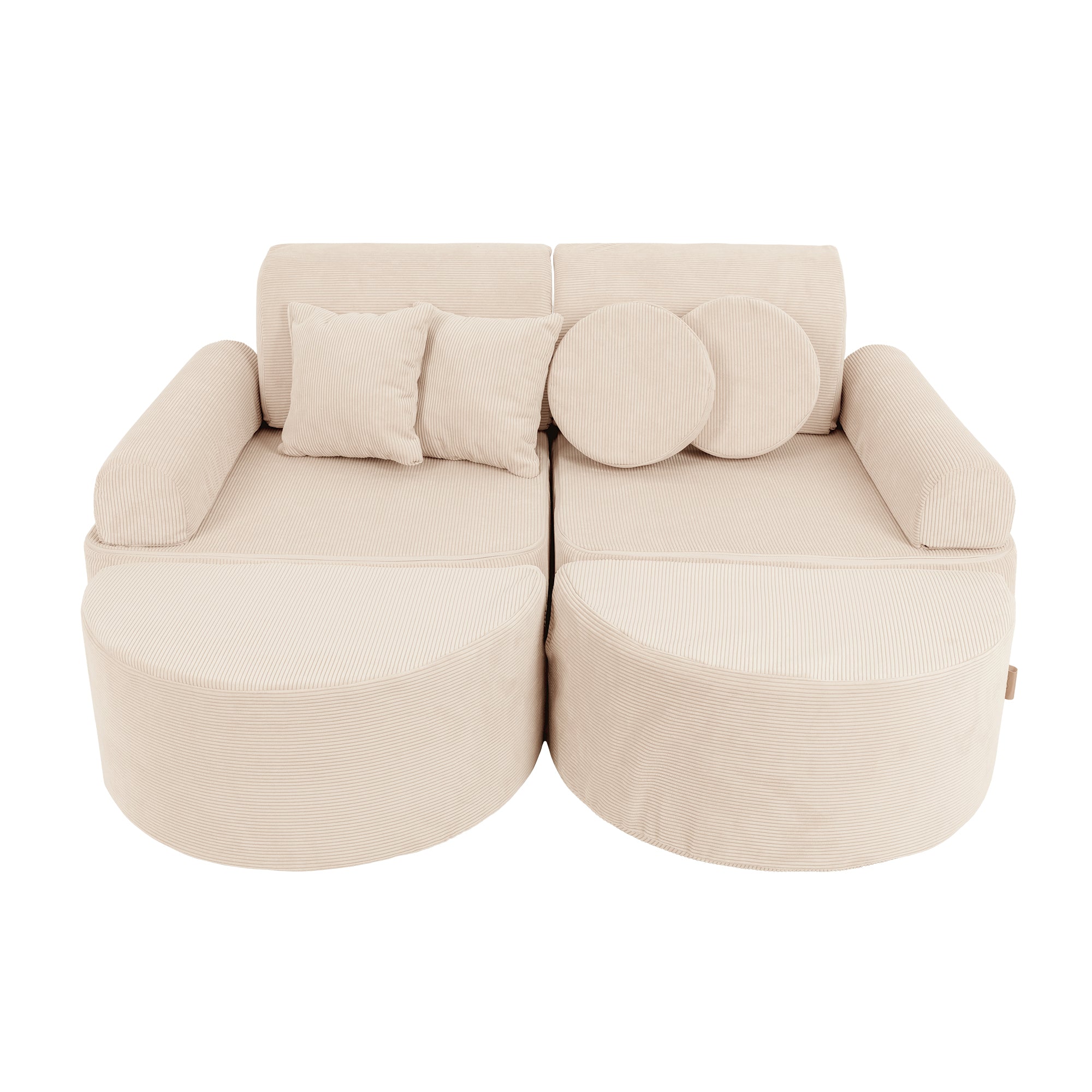 Canapé modulable Pocket en velours Corduroy à fines côtes Slimcord | 12 Pièces