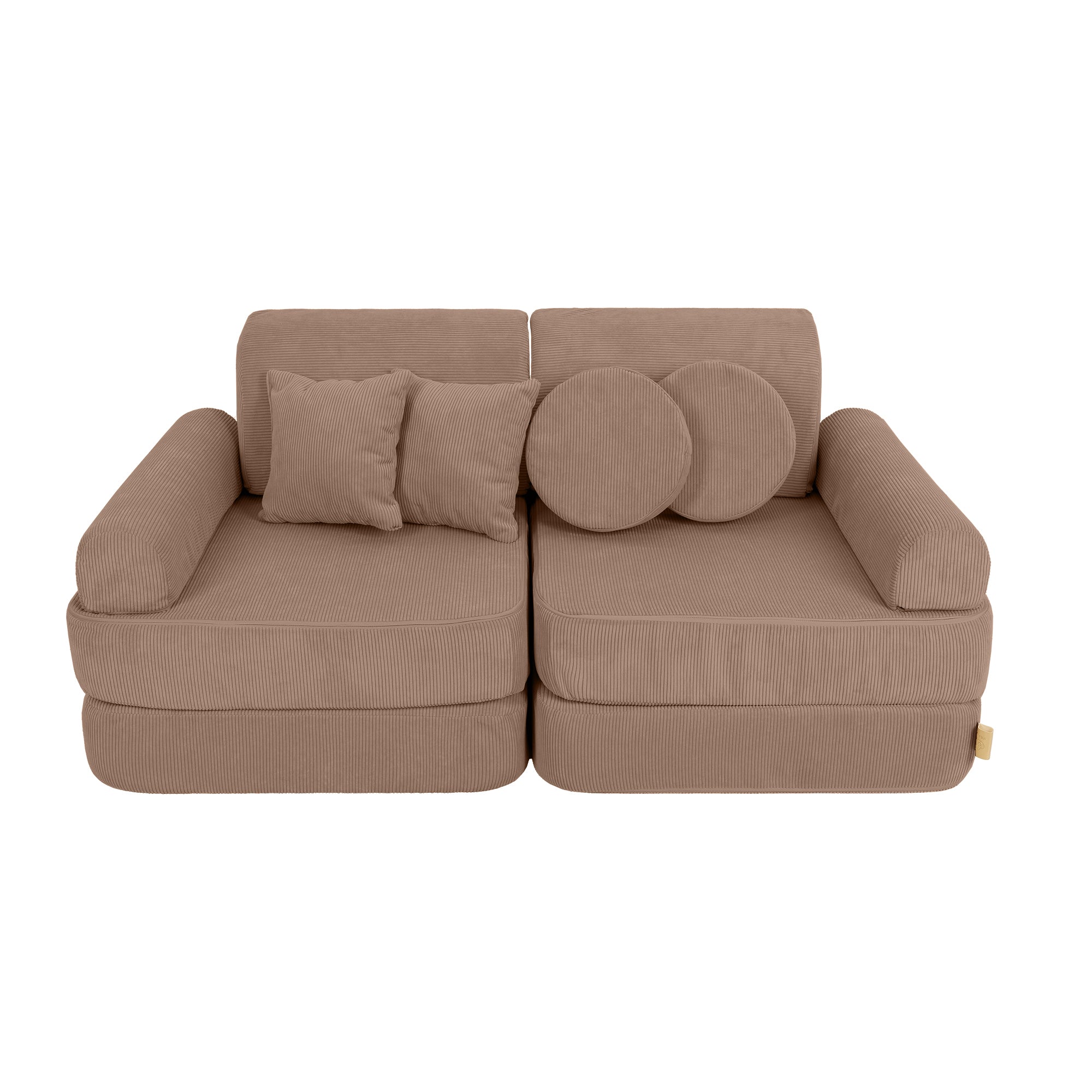 Canapé modulable Pocket en velours Corduroy à fines côtes Slimcord | 10 Pièces