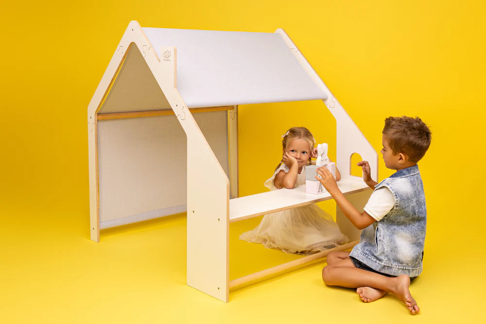 Cabane en bois d'intérieur, maison de jeu