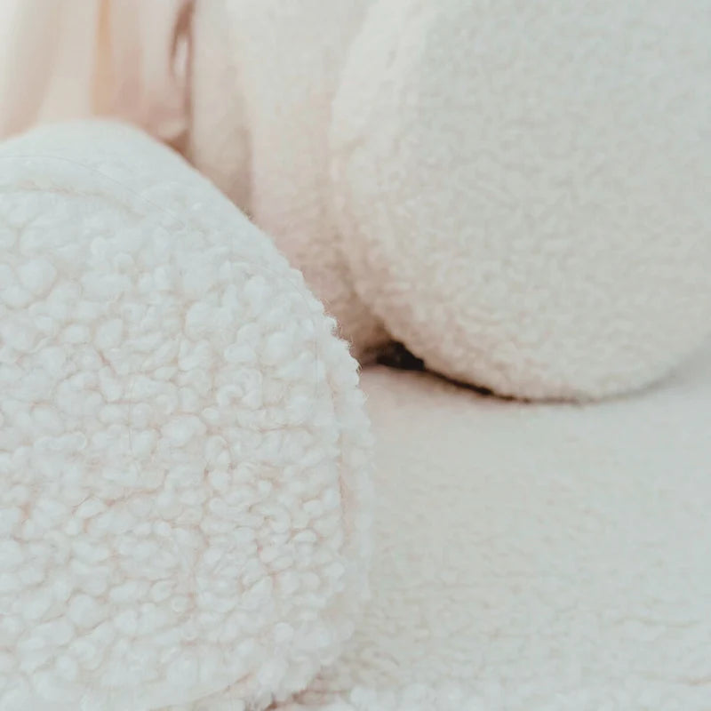 Canapé de jeu modulable Pocket 120cm en peluche Bearly | 10 Pièces