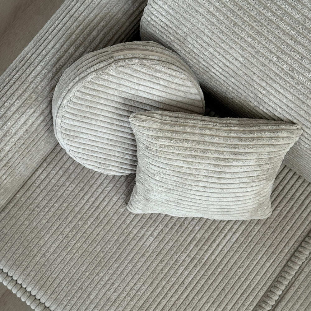 Canapé de jeu modulable Pocket 120cm en velours Corduroy à larges côtes Aesthetic | 10 Pièces
