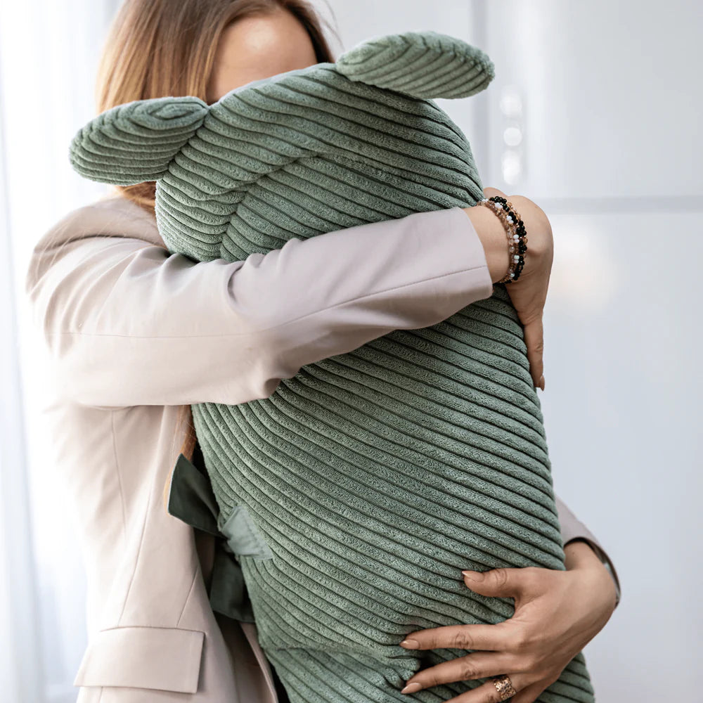 Couverture d'emmaillotage en velours Corduroy à larges côtes Aesthetic - Souris