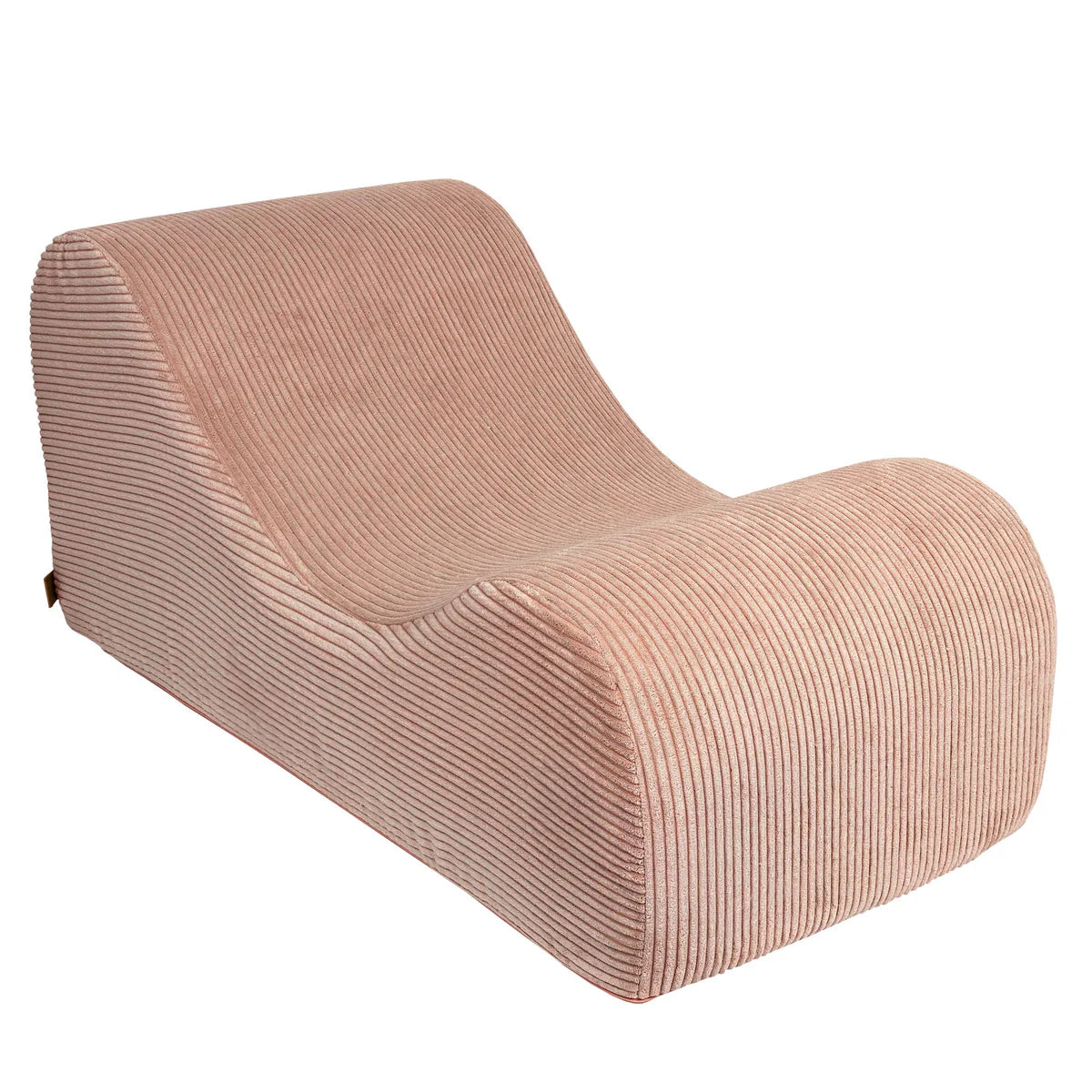 Fauteuil lounge en velours Corduroy à larges côtes Aesthetic