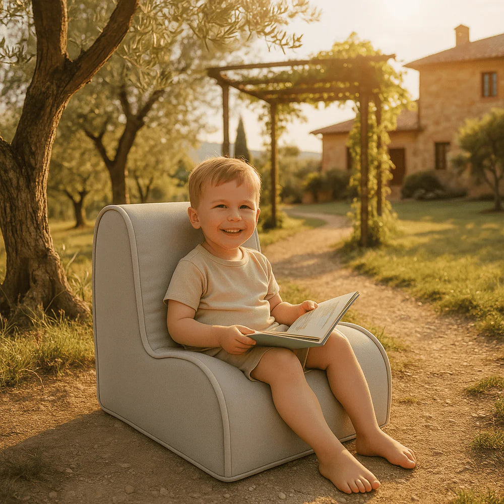 Fauteuil nuage d'extérieur en toile imperméable et résistante aux UV Outzy