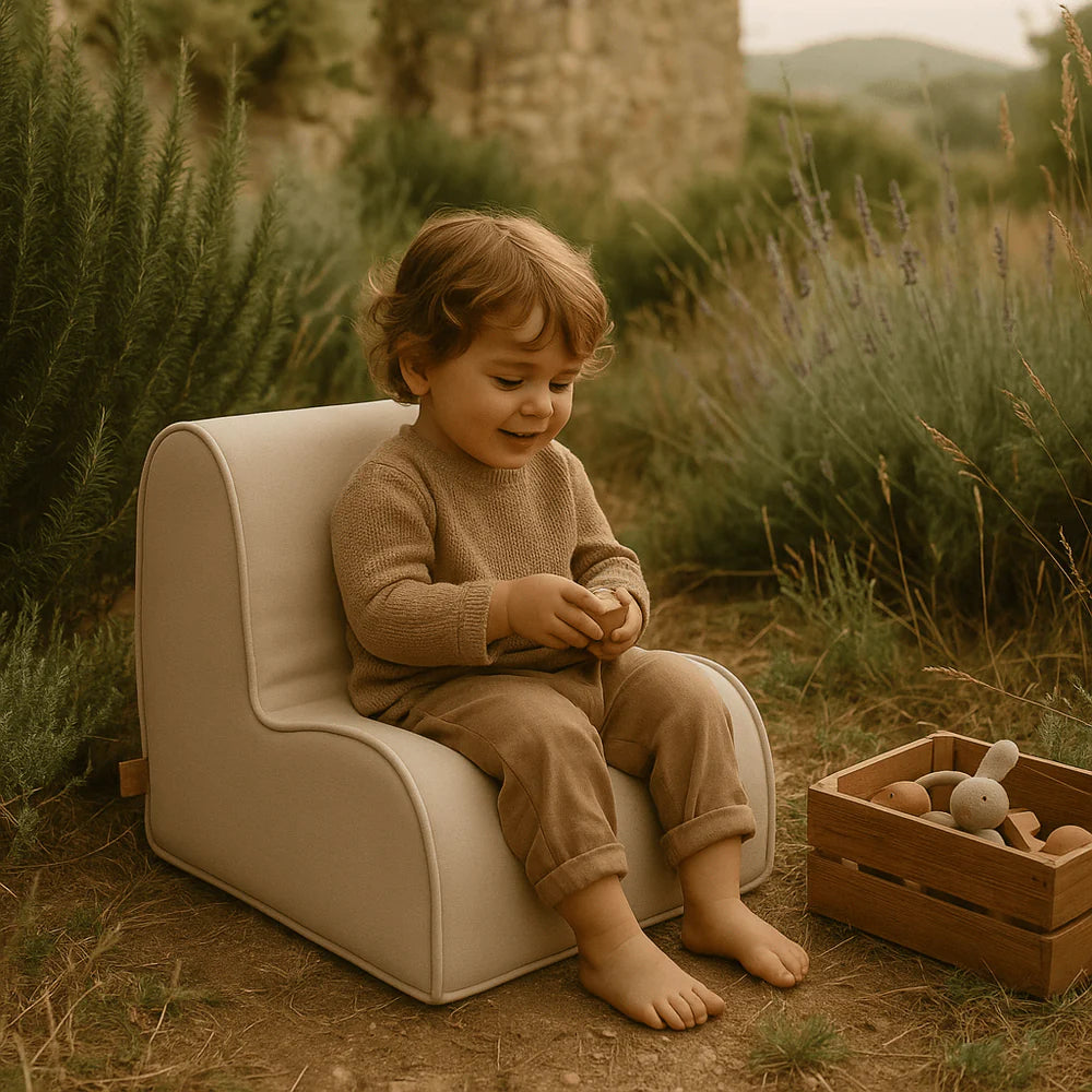 Fauteuil nuage d'extérieur en toile imperméable et résistante aux UV Outzy