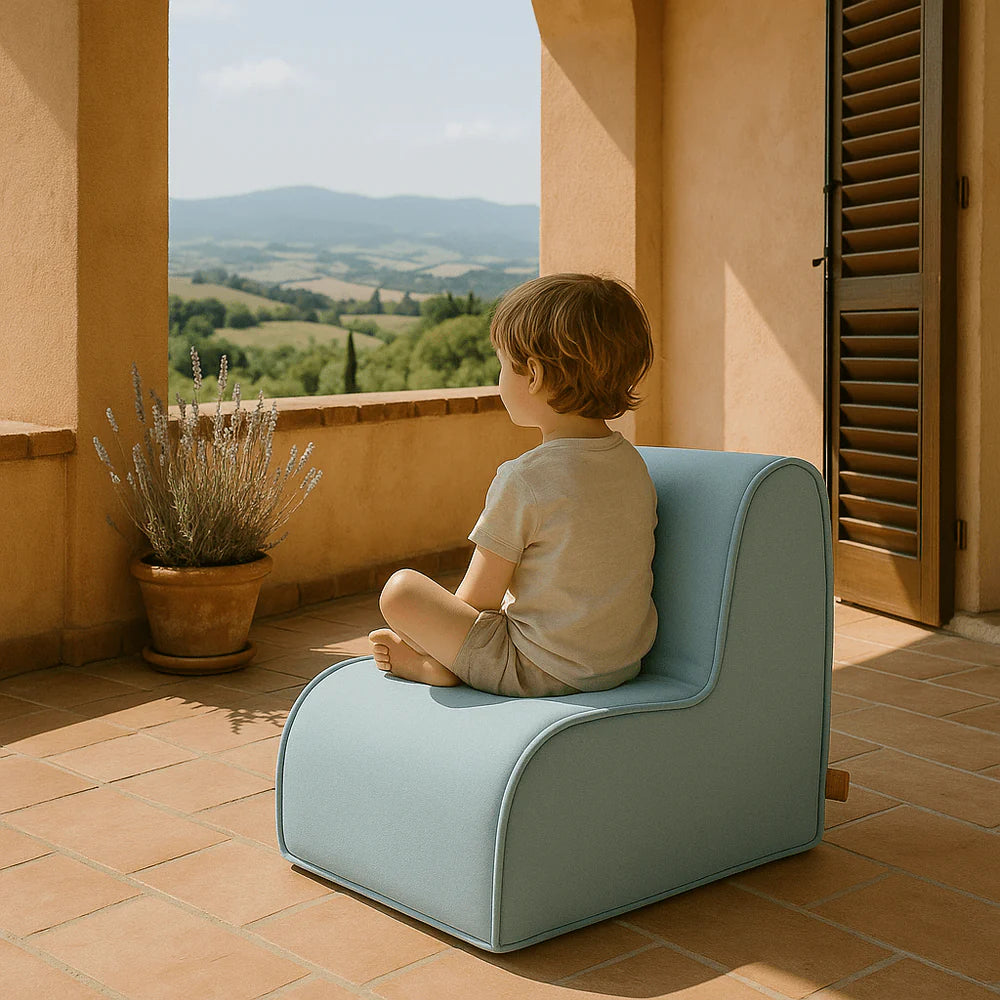 Fauteuil nuage d'extérieur en toile imperméable et résistante aux UV Outzy