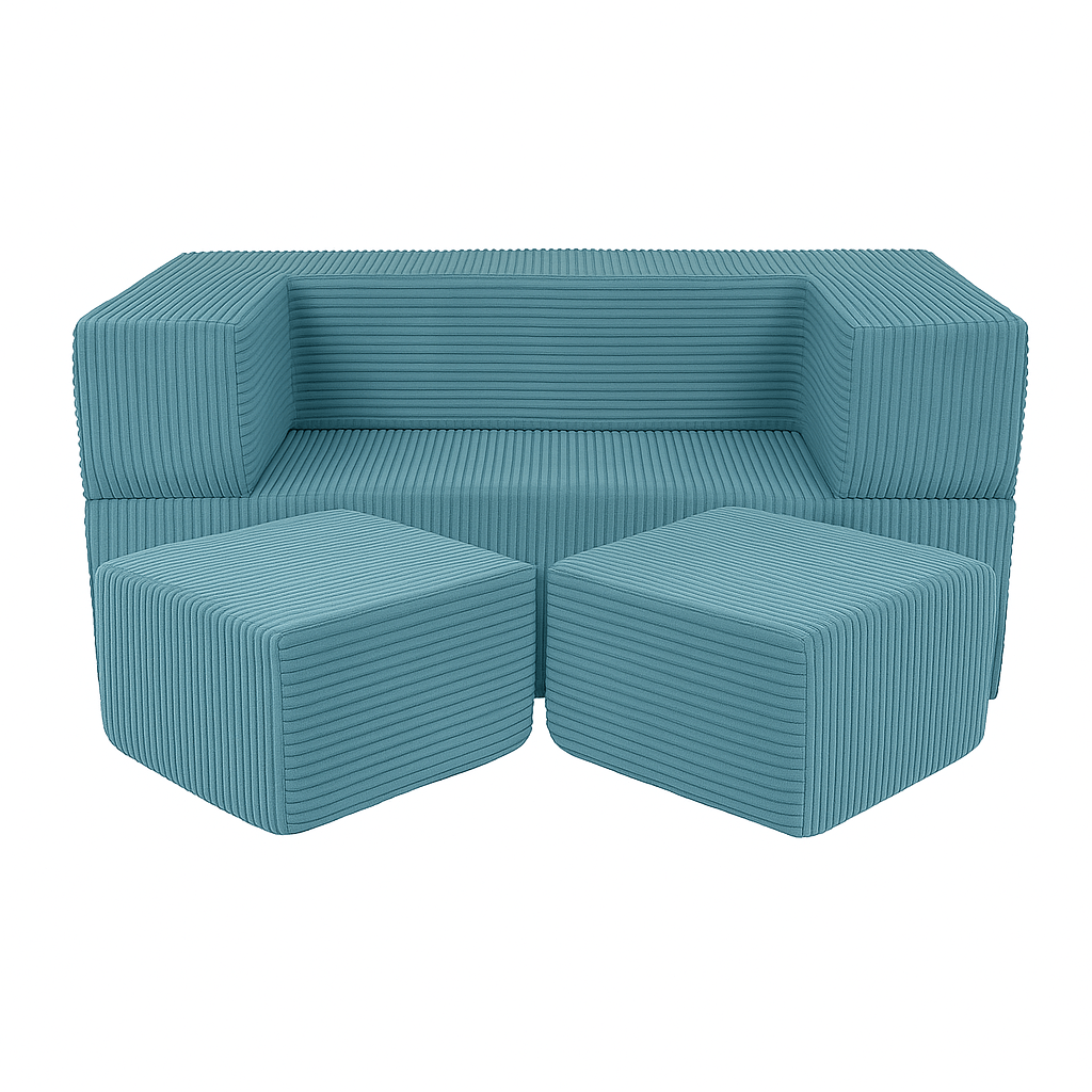 Meowbaby Aesthetic Cube Sofa – Modułowa Sofa Dla Dzieci | 4 Elementy
