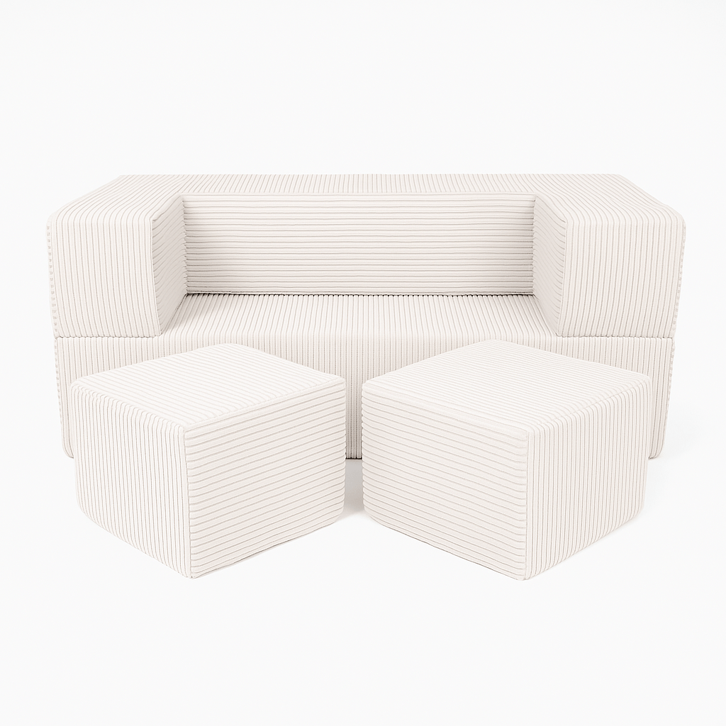 Meowbaby Aesthetic Cube Sofa – Modułowa Sofa Dla Dzieci | 4 Elementy